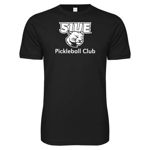  Next Level Black SoftStyle T Shirt - SIUE Pickleball Club