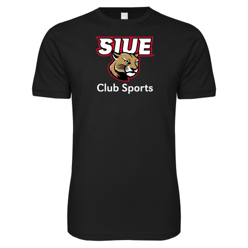  Next Level Black SoftStyle T Shirt - SIUE Club Sports