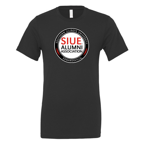  Bella + Canvas Black Jersey Cotton T Shirt - SIUE Alumni Association