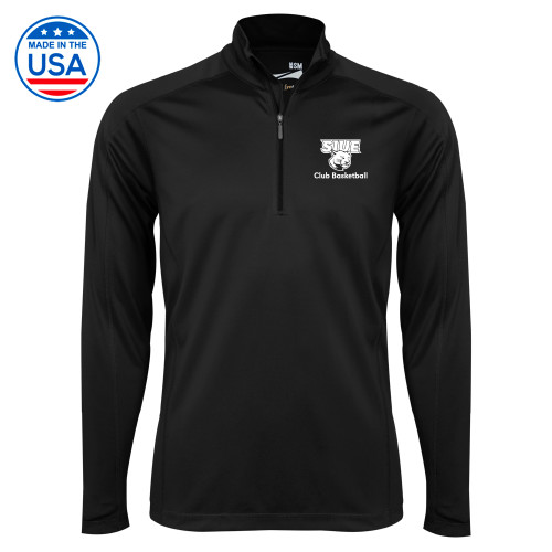  Syntrel Black Interlock 1/4 Zip - SIUE Club Basketball