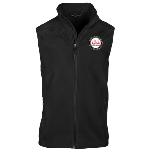 Black Softshell Core Vest - SIUE Alumni Association