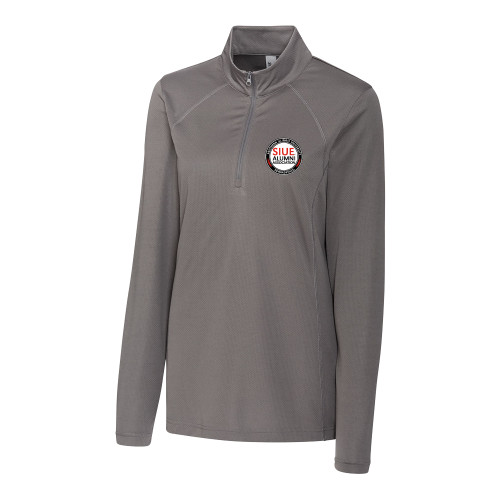 Main Image for  C&B Womens Titan Grey Clique Ice Pique Half Zip