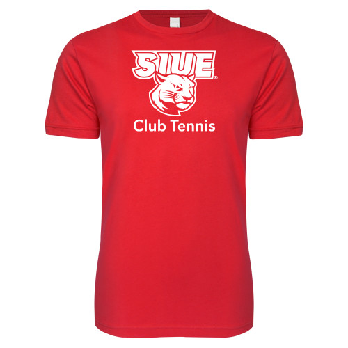  Next Level Red Softstyle T Shirt - SIUE Club Tennis