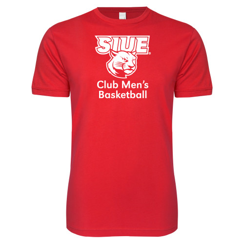  Next Level Red Softstyle T Shirt - SIUE Mens Basketball