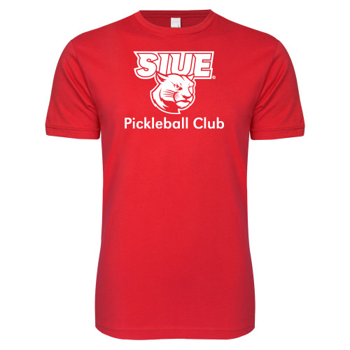  Next Level Red Softstyle T Shirt - SIUE Pickleball Club
