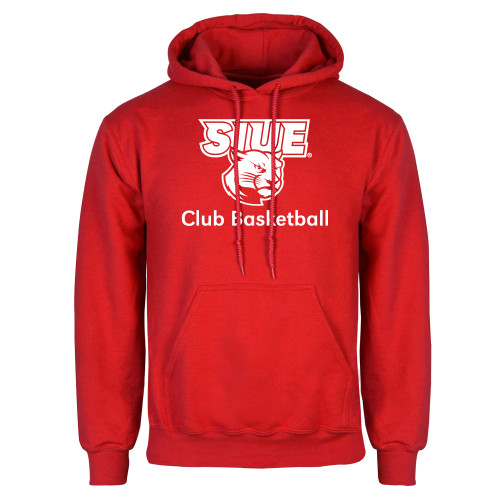  Red Fleece Hoodie - SIUE Club Basketball