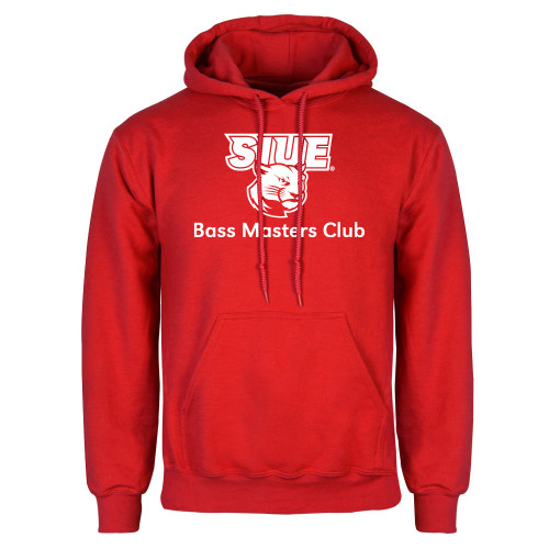  Red Fleece Hoodie - SIUE Bass Master Club