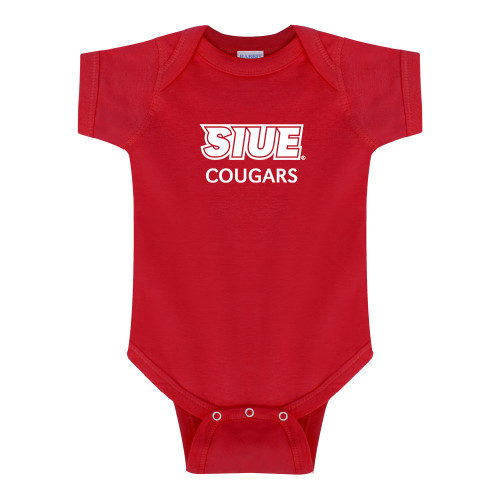  Red Infant Onesie - SIUE Cougars