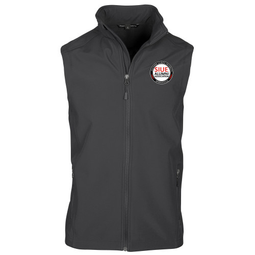  Charcoal Softshell Core Vest - SIUE Alumni Association