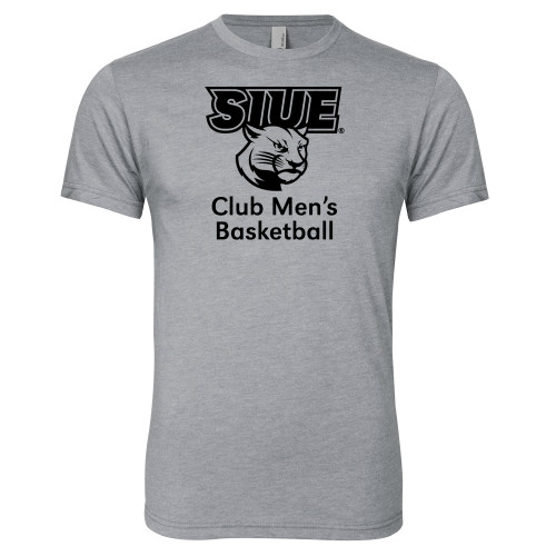  Next Level Heather Grey Triblend Tee - SIUE Mens Basketball