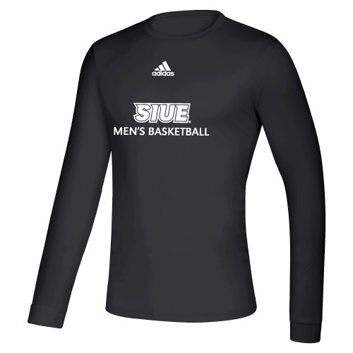  Adidas Black Creator Performance Long Sleeve Tee - Adidas SIUE Mens Basketball