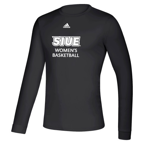  Adidas Black Creator Performance Long Sleeve Tee - Adidas SIUE Womens Basketball