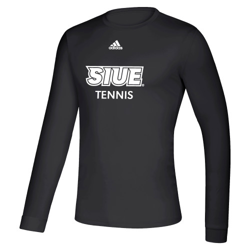  Adidas Black Creator Performance Long Sleeve Tee - Adidas SIUE Tennis