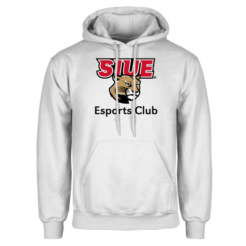  White Fleece Hoodie - SIUE ESports Club