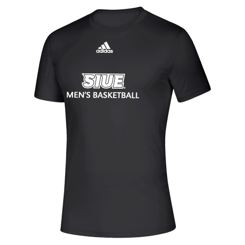  Adidas Black Pregame Performance Tee - Adidas SIUE Mens Basketball