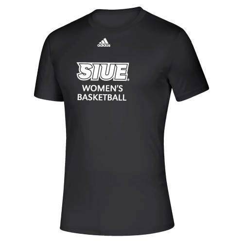  Adidas Black Pregame Performance Tee - Adidas SIUE Womens Basketball