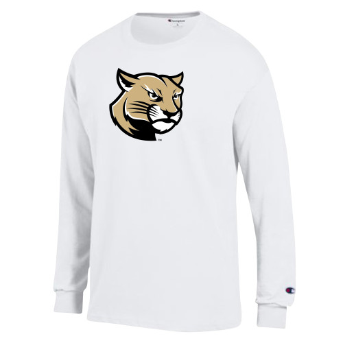 Main Image for  Champion White Long Sleeve T Shirt