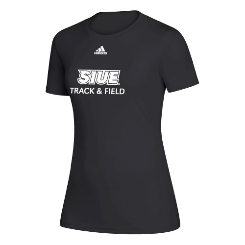  Adidas Womens Black Creator Performance Tee - Adidas SIUE Track and Field