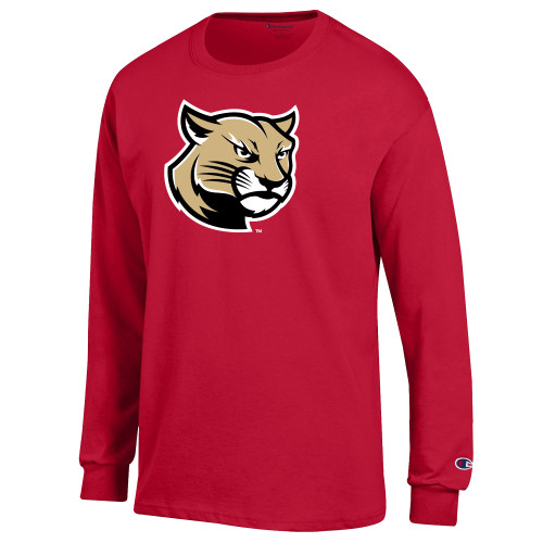 Main Image for  Champion Red Long Sleeve T Shirt