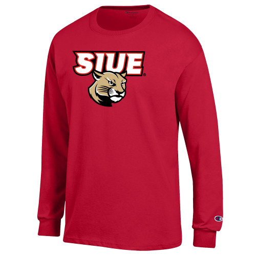 Main Image for  Champion Red Long Sleeve T Shirt