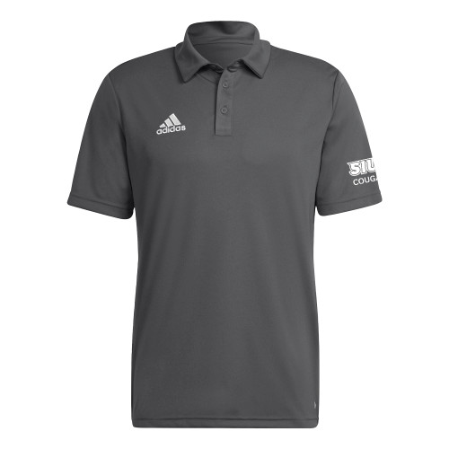  Adidas Team Grey Entrada Polo - SIUE Cougars