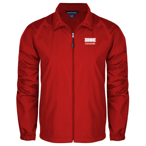  Red Full Zip Wind Jacket - SIUE Cougars