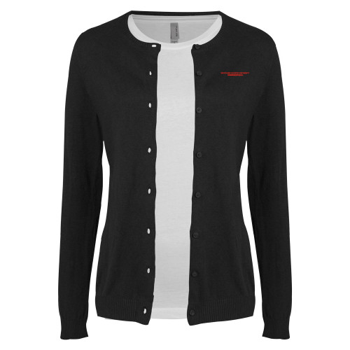  Womens Black Cardigan Sweater - Southern Illinois University Edwardsville