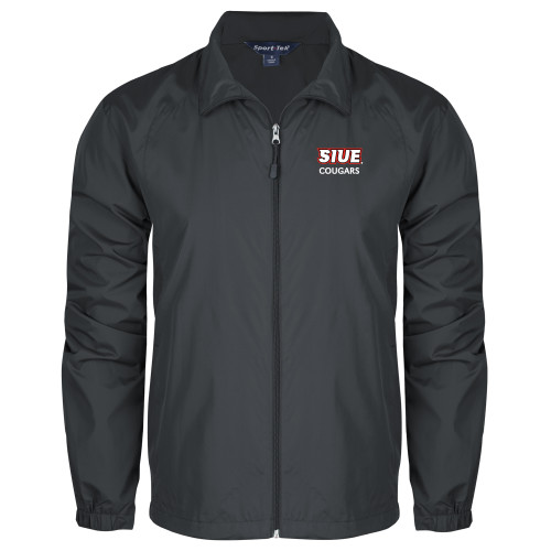  Charcoal Full Zip Wind Jacket - SIUE Cougars