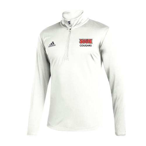  Adidas White Entrada 1/4 Zip - SIUE Cougars