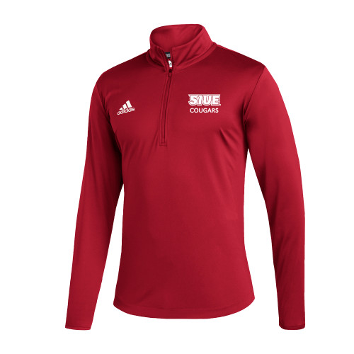  Adidas Red Entrada 1/4 Zip - SIUE Cougars