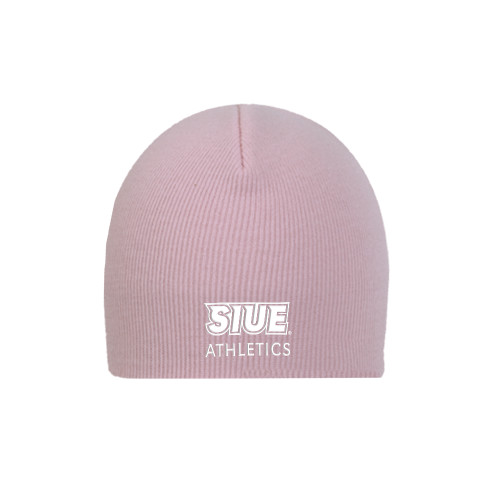  Pink Knit Beanie - SIUE Athletics