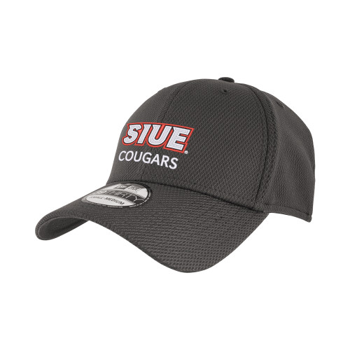  New Era Charcoal Diamond Era 39Thirty Stretch Fit Hat - SIUE Cougars