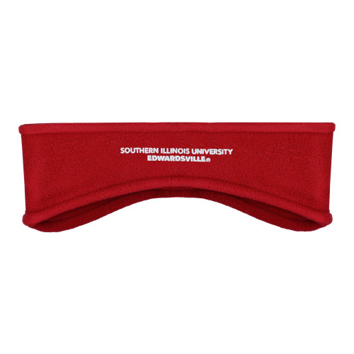  Red Stretch Fleece Headband - Southern Illinois University Edwardsville