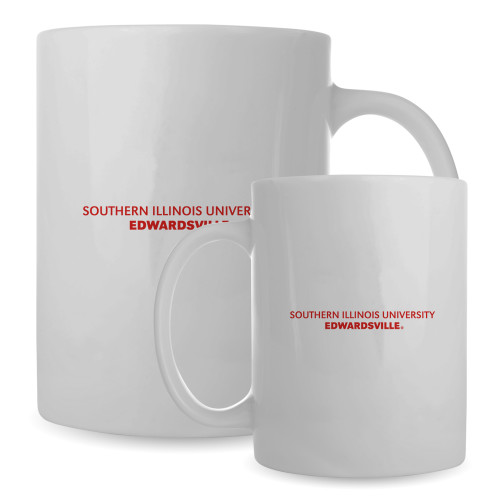  Full Color White Mug 15oz - Southern Illinois University Edwardsville