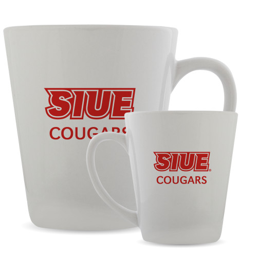  Full Color Latte Mug 12oz - SIUE Cougars