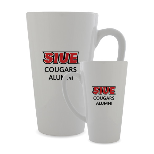  Full Color Latte Mug 17oz - SIUE Cougar Head