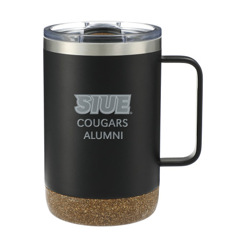  Valhalla Vacuum Insulated Camp Black Mug 14oz - SIUE Alumni Engraved
