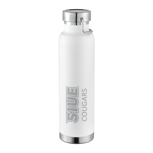  Thor Copper Vacuum Insulated White Bottle 22oz - SIUE Cougars Engraved