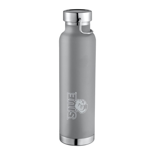  Thor Copper Vacuum Insulated Grey Bottle 22oz - SIUE Cougar Head Engraved