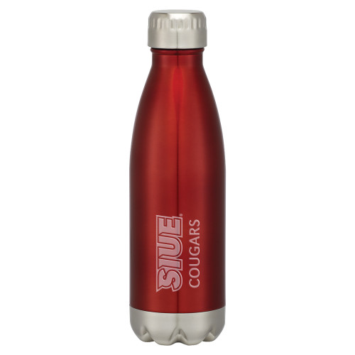  Swig Stainless Steel Red Bottle 16oz - SIUE Cougars Engraved