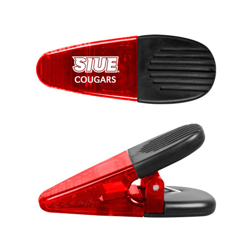  Red Crocodile Clip/Magnet - SIUE Cougars