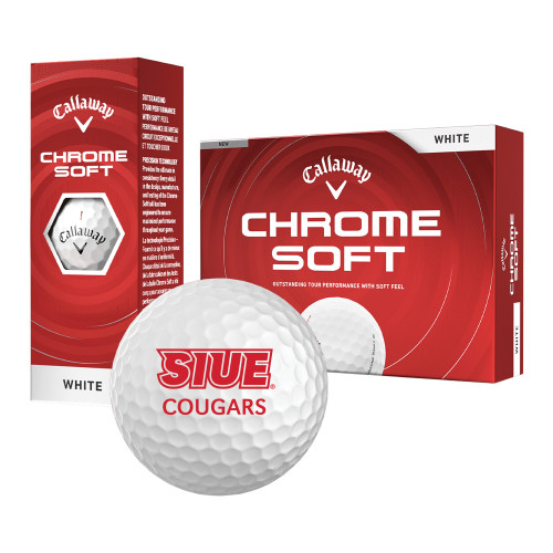  Callaway Chrome Soft Golf Balls 12/pkg - SIUE Cougars