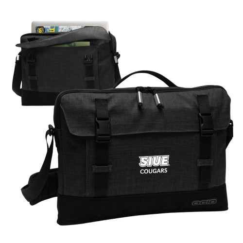  OGIO Heather Grey Apex 15 Slim Case - SIUE Cougars