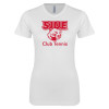 Thumbnail image for  Next Level Womens White Boyfriend Tee