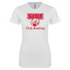 Thumbnail image for  Next Level Womens White Boyfriend Tee