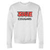 Thumbnail image for  Bella + Canvas White Fleece Crew