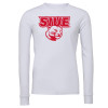 Thumbnail image for  Bella + Canvas White Jersey Cotton Long Sleeve T Shirt