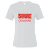Thumbnail image for  Bella + Canvas Womens White Relaxed Cotton T Shirt