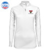 Thumbnail image for  Syntrel Womens White Interlock 1/4 Zip