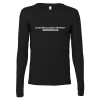 Thumbnail image for  Bella + Canvas Black Jersey Cotton Long Sleeve T Shirt